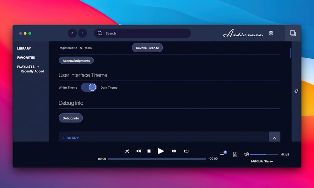Audirvana screenshot 4