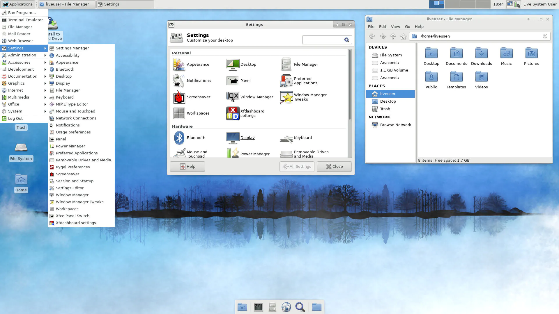 Fedora screenshot 4