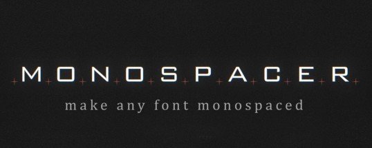 Monospacer icon