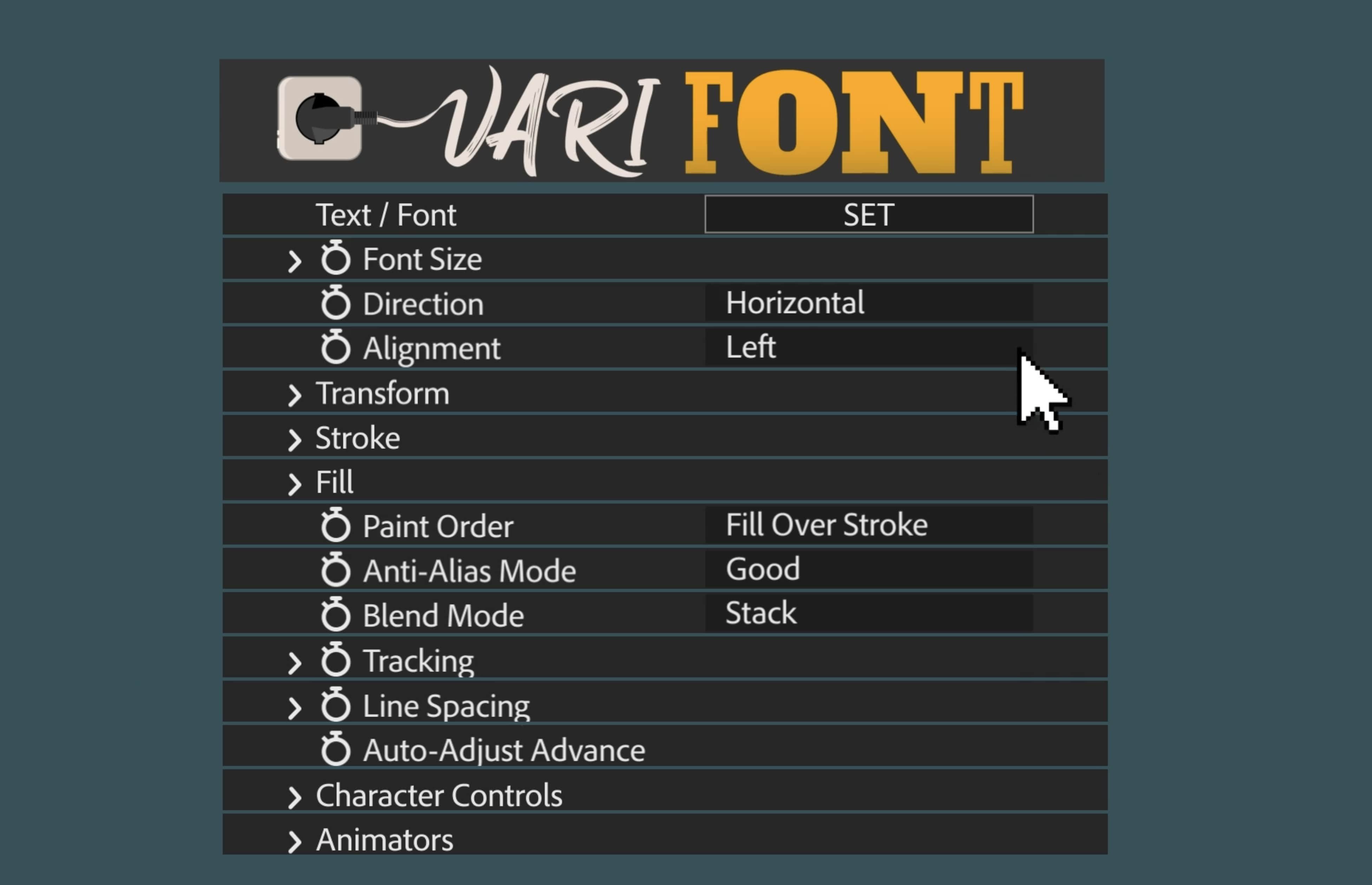 VariFont screenshot 2
